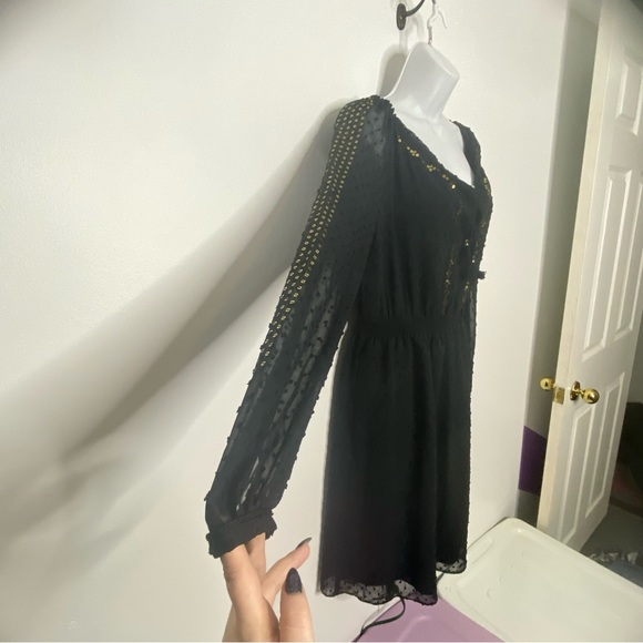 ALTUZARRA for target Sequined Swiss-dot chiffon dress size 8 - Picture 3 of 15